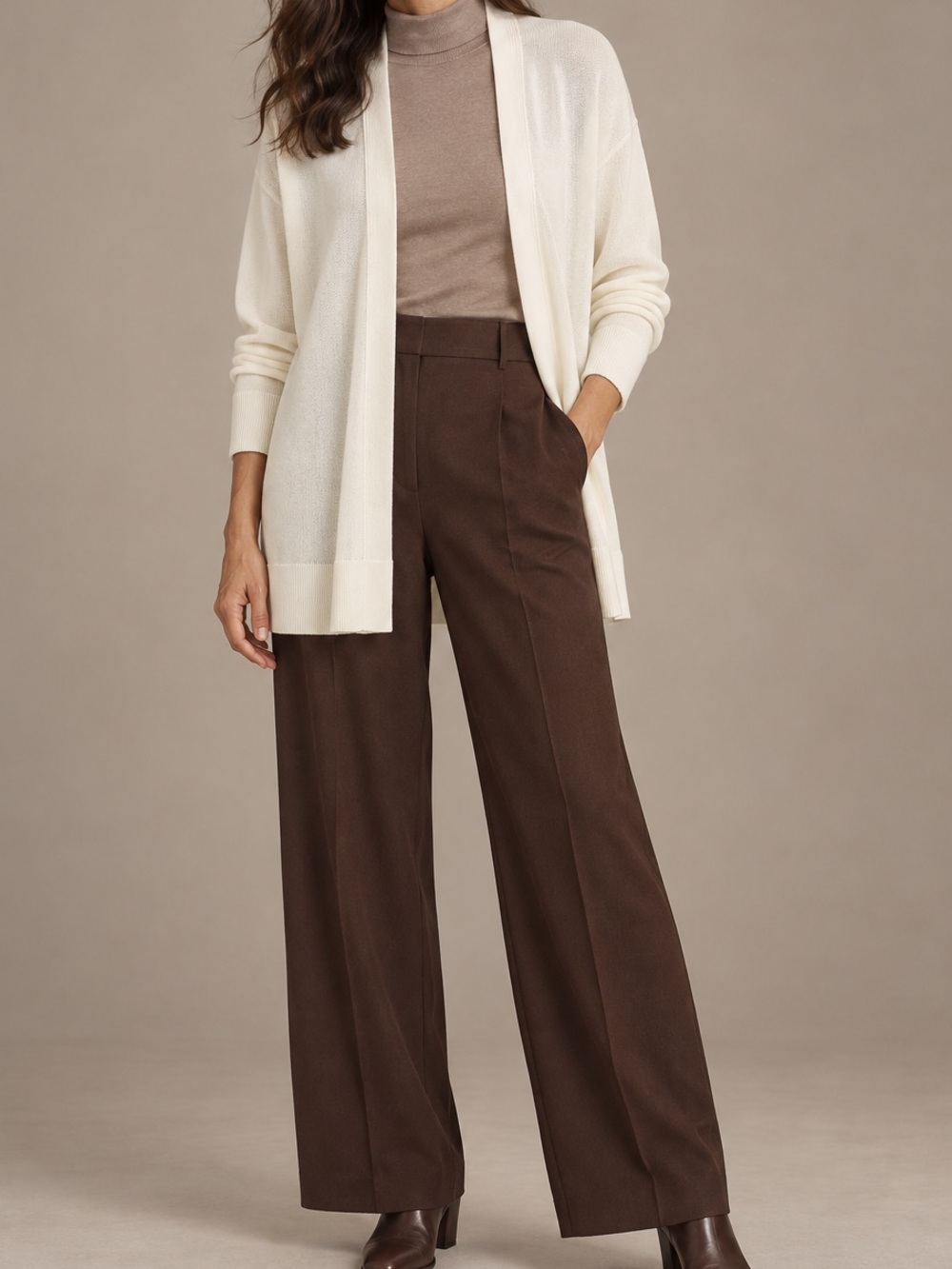 Eileen Fisher White Organic Linen Cotton Open Front Cardigan XL